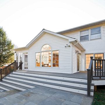 McLean Kitchen Renovation Opens To Beautiful Outdoor Structures