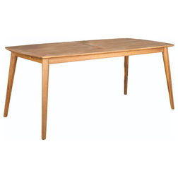 Midcentury Outdoor Dining Tables by GDFStudio