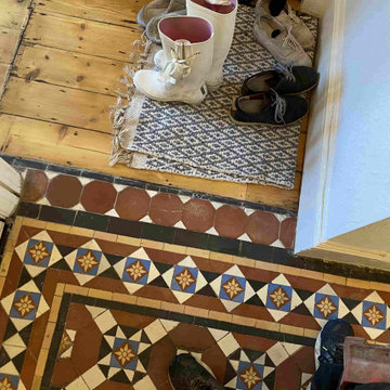 Repairs to a Victorian Hallway Floor in Harlesden