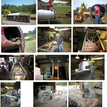 Industrial Facebook Sculpture