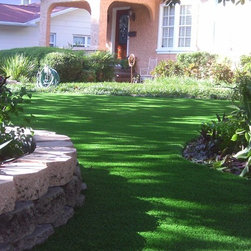 Residential Lawn -  Artificial Grass Pictures - Outdoor Products