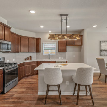 Pecan - Stained Cabinets