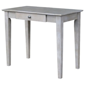 Writing Table  Washed Gray Taupe
