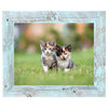 8"X9" Rustic Blue Picture Frame