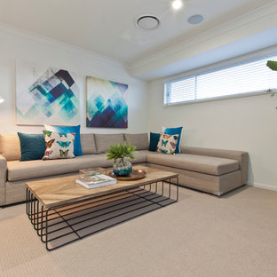 Minimalist home theater photo in Central Coast