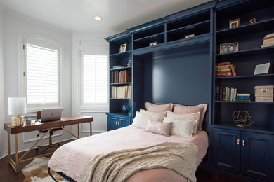 Large eclectic home office photo in Denver