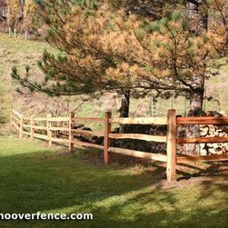 Split Rail Fence - Western Red Cedar - Products