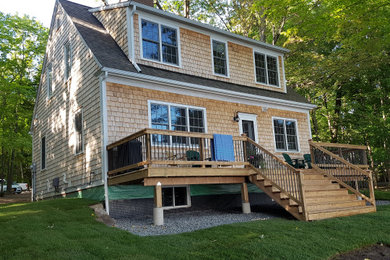Backyard deck photo in Other