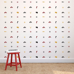 Pirate Icons Pattern - Wall Decals