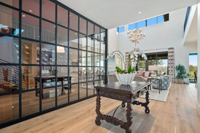 Example of a trendy home design design in Austin