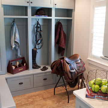 Equestrian Mudroom in Barrington Hills