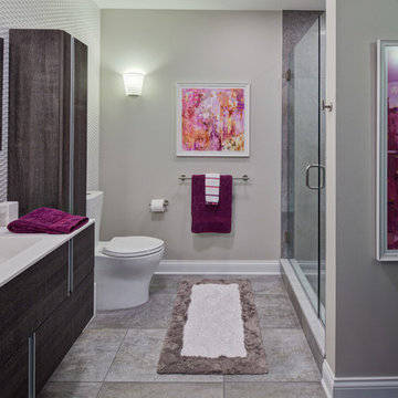 Modern Vibrant Bathroom