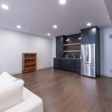 Playful, Modern Basement Designed for Family Living