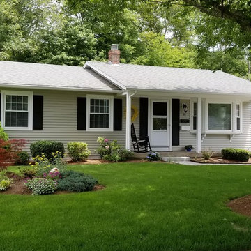 Mastic Vinyl Siding & Harvey Windows New Bedford, MA Ranch