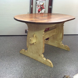 Custom trestle table finished - Products