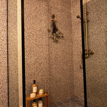 Euro-vintage Master Bath