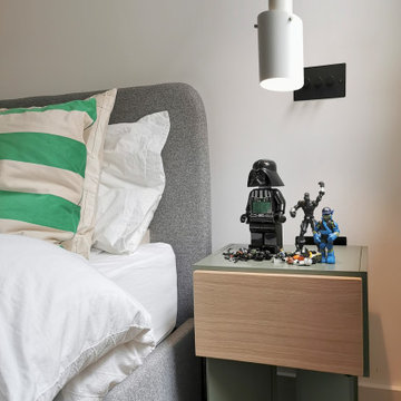 BOY'S BEDROOM at WG | Warm Minimalism - New Luxury MEWS HOME in BATTERSEA