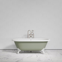 Connaught Primed White Roll Top Cast Iron Bath - Paint It Yourself! - Baths