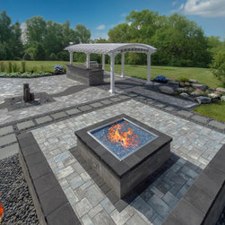 Night Time Quarry Blues - Landscaping Stones And Pavers