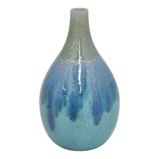 Blue Three Hands 46017 Ceramic Vase