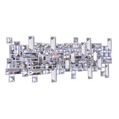 CWI Lighting 5689W24-6-601 6-Light Wall Sconce With Chrome Finish