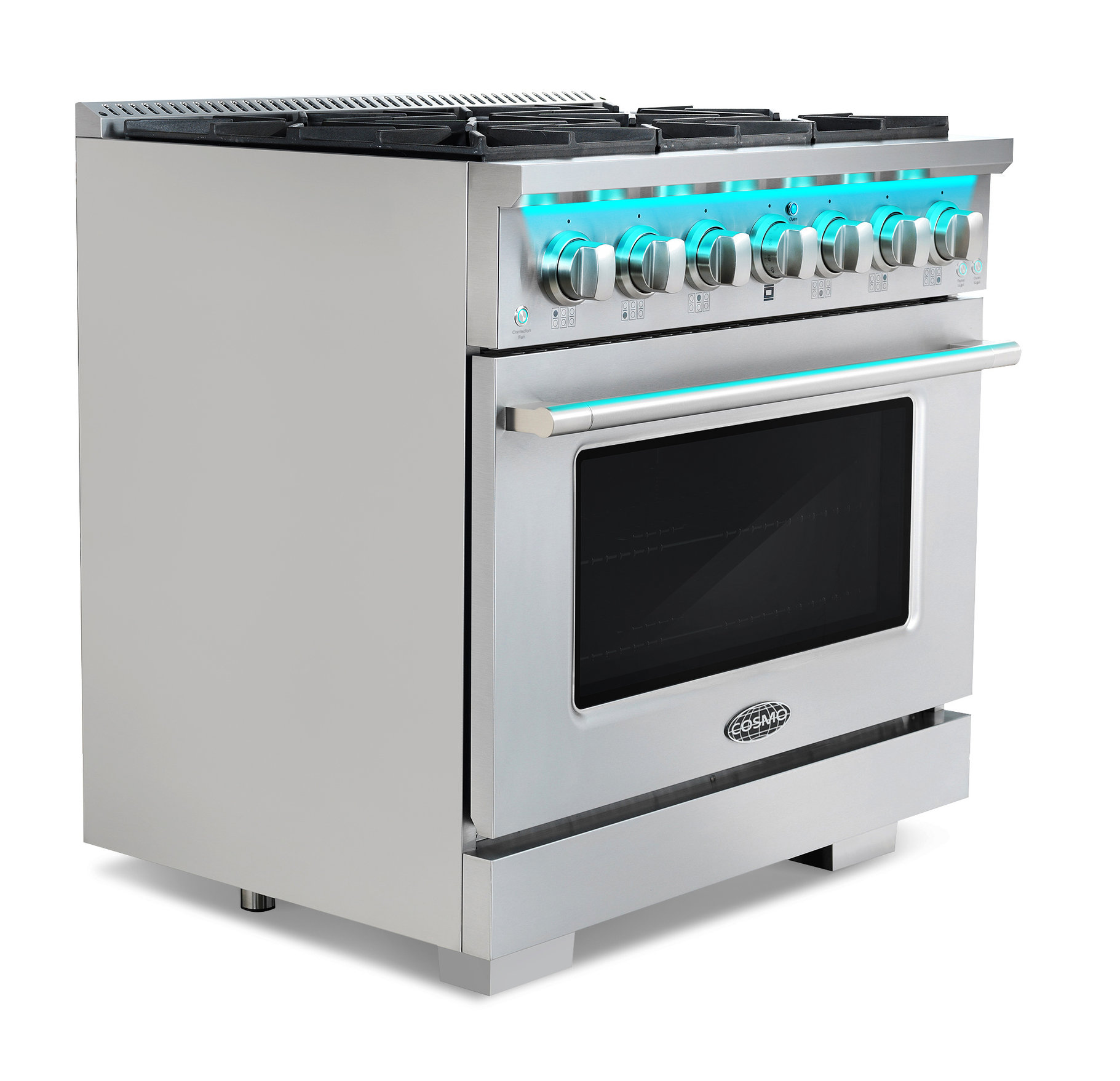 36" Vista Coll 4.5 cu. ft. Gas Range, 6 Burners, Convection Oven