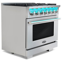 36" Vista Coll 4.5 cu. ft. Gas Range, 6 Burners, Convection Oven