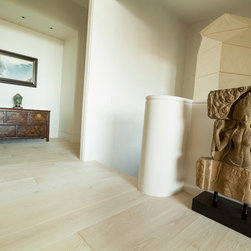 Wide Plank Custom White Finish Northern White Oak Hardwood Flooring - Products
