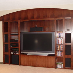 Wall unit by Crown Custom Cabinetry - Entertainment Centers And Tv Stands