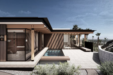 Inspiration for a contemporary home design remodel in Other
