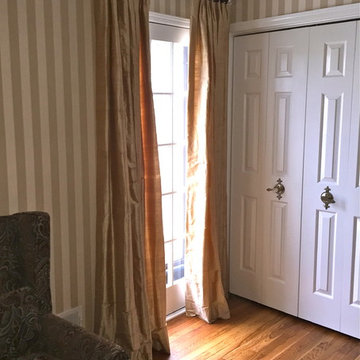 Custom Silk Drapery for a Formal Master Suite