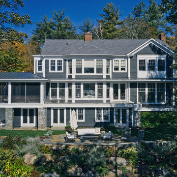 Wooded Home Renovation Overlooking Lake in Salisbury, CT | Twin Lakes Renovation