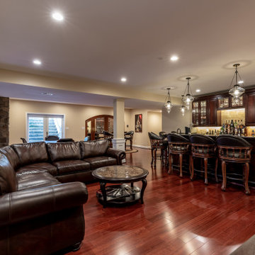 Amazing Basement Remodel, with Irresistible Wine Cellar in Ashburn VA