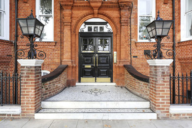 This is an example of a traditional house exterior in London.