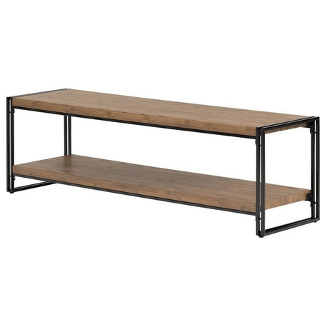 South Shore Gimetri 60" TV Stand in Rustic Bamboo