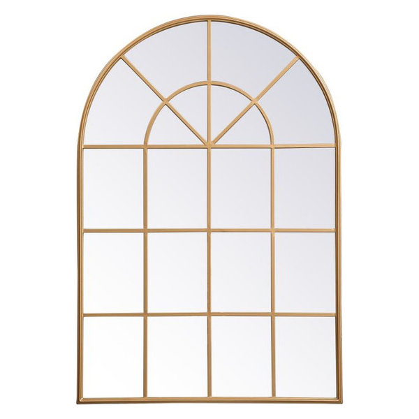 Macey Metal Windowpane Mirror, 36