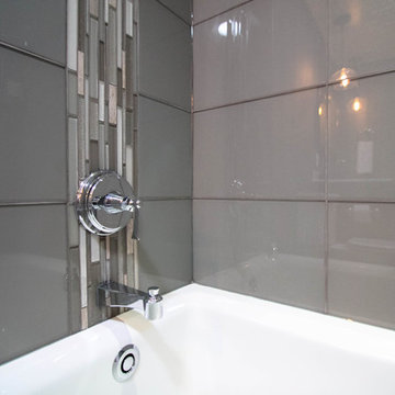 Luxe Transitional Centennial Guest Bath Remodel
