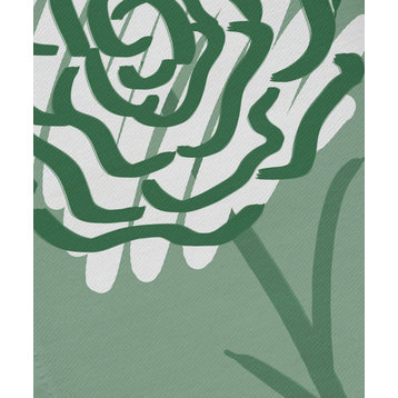 Spring Floral 2, Floral Print Napkin, Green, Set of 4