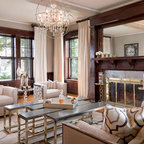 Hollywood Glam Living Room - Traditional - Living Room - DC Metro - by