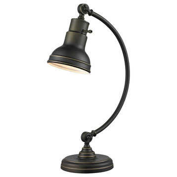 Z-Lite Ramsay - One Light Table Lamp, Olde Bronze Finish