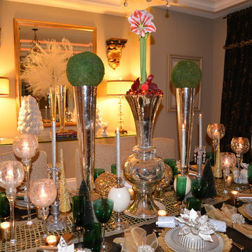 MY 2014 CHRISTMAS TREE, REINDEER & TABLE SETTINGS