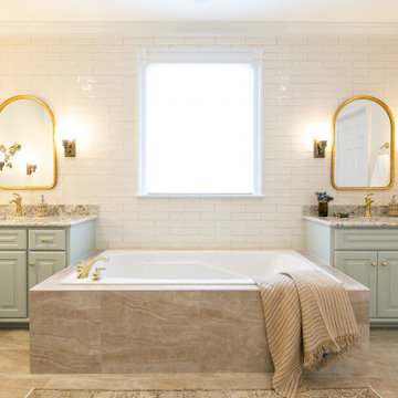 Travertine Bathroom Reno