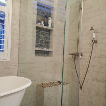 Frameless Corner Shower