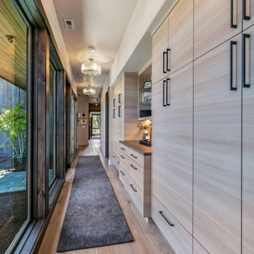 Full-Height Hallway Wardrobe Wall - Bend, OR