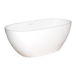 Kado Lussi 1700 Freestanding Bath White - Bathtubs