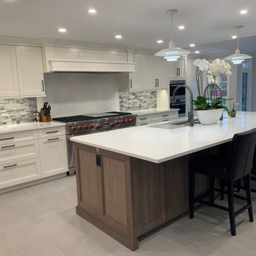 High Tech Kitchen with Moveable Tile Wall