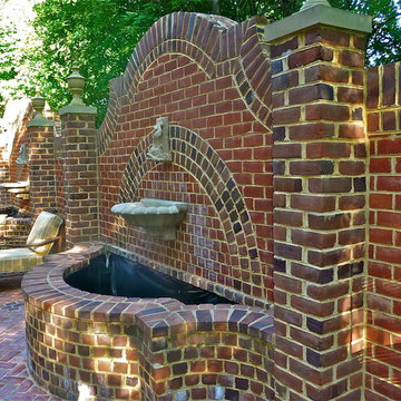 Terrace Garden of Brick in McLean, VA
