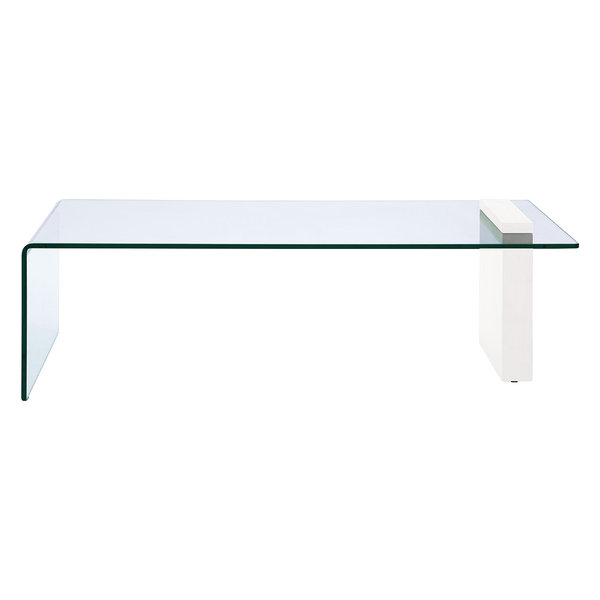 High Gloss White Lacquer Erica White High Gloss Side Lamp Table