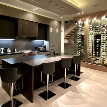 Contemporary Wine Display in Providence, RI