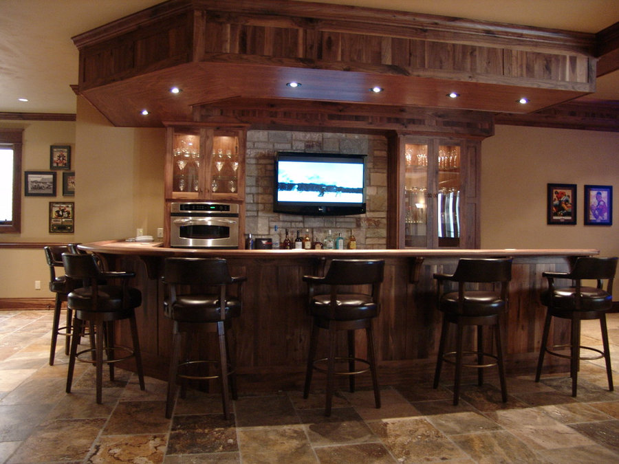 Home Bar Television Installation